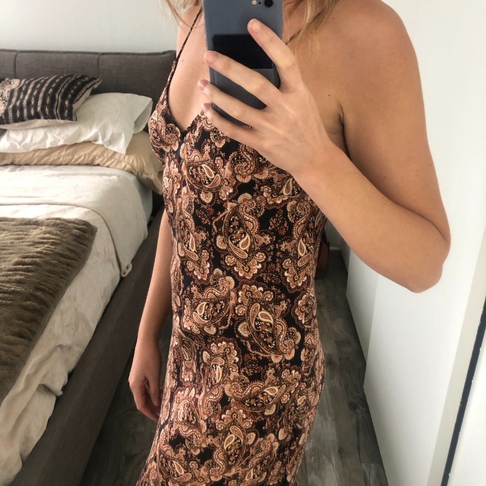 Nili Lotan x Target Paisley Slip Dress Size S